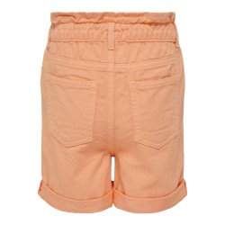 KIDS ONLY Cuba Paperbag Color Korts Pnt - Orange Chiffon