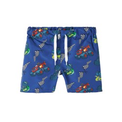 NAME IT Kids Matise Blaze Lange Badeshorts - Surf The Web