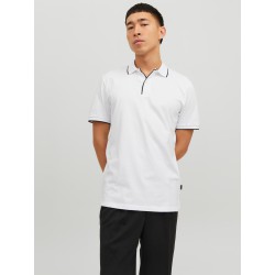 JACK & JONES Blaporter Kortærmet Polo - Hvid