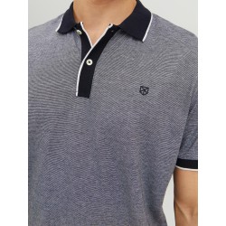 JACK & JONES Blaporter Kortærmet Polo - Perfect Navy