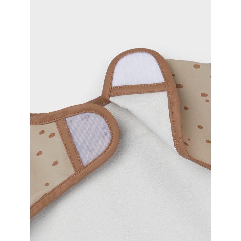 NAME IT Baby Denve Langærmet Hagesmæk/Forklæde - Pure Cashmere