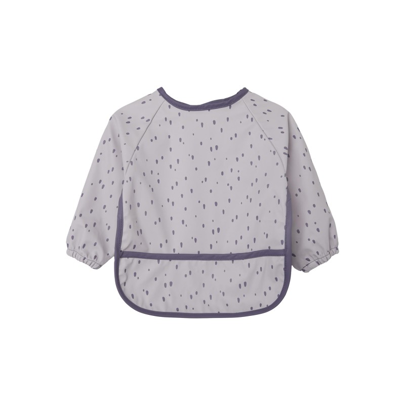 NAME IT Baby/mini Denve Langærmet Hagesmæk/ Forklæde - Evening Haze