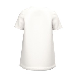 NAME IT Kids Violine T-shirt - White Alyssum