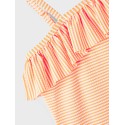 NAME IT Kids Ziline Badedragt - Orange Pop
