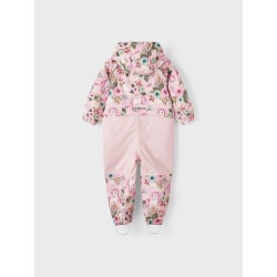 NAME IT Mini Alfa Sofshell Funktionel Floral Dragt - Pink Nectar