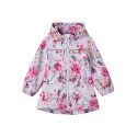 NAME IT Mini Alfa Lang Floral Jakke - Sand Verbena