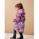 NAME IT Mini Alfa Lang Floral Jakke - Sand Verbena