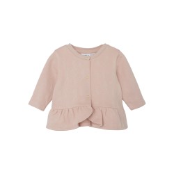 NAME IT Baby Dinny Quilt Cardigan - Rose Smoke