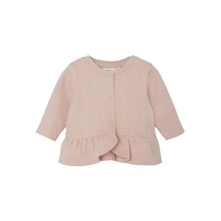 NAME IT Baby Dinny Quilt Cardigan - Rose Smoke