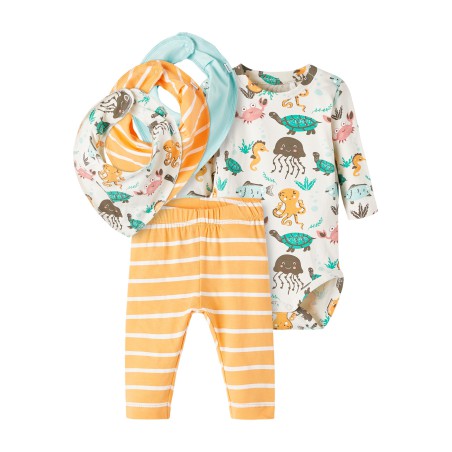 NAME IT Baby Ocean Multipak - Whitecap Gray