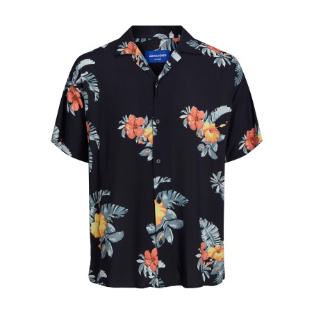 JACK & JONES JR Luke Hawaii Skjorte - Tap Shoe