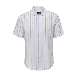 ONLY & SONS Caiden Kortærmet Resort Skjorte - Hvid