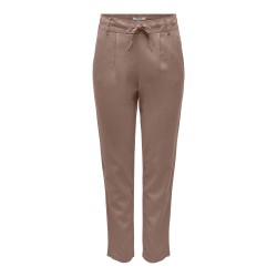 ONLY Caro Hør Bukser - Brown Lentil