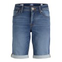 JACK & JONES JR Rick Denim Shorts - Blue Denim