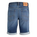 JACK & JONES JR Rick Denim Shorts - Blue Denim