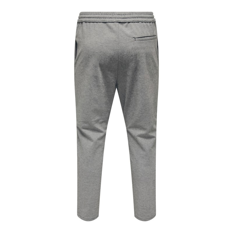 ONLY & SONS Onslinus Bukser Crop 2454 - Medium Grey Melange