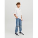 JACK & JONES JR OLi Skater Volume T-shirt - Hvid