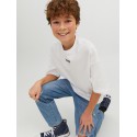 JACK & JONES JR OLi Skater Volume T-shirt - Hvid