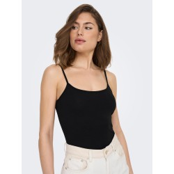 JDY Ava Singlet Top - Sort