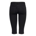 ONLY Rain Slim Capri - Sort