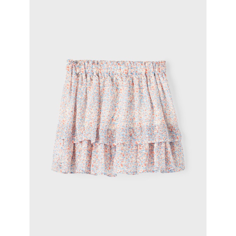 NAME IT Kids Fisilk Nederdel - Peach Nectar