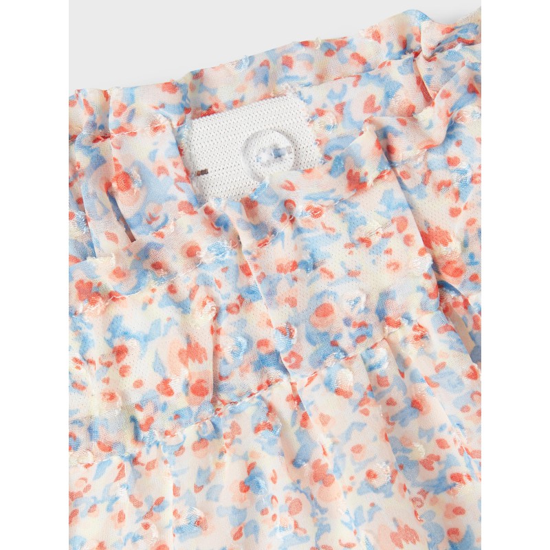 NAME IT Kids Fisilk Nederdel - Peach Nectar