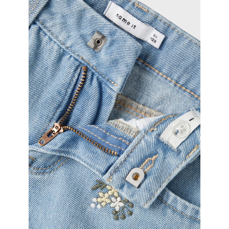 NAME IT Kids Bella Denim Shorts - Light Blue Denim