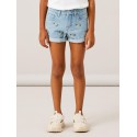 NAME IT Kids Bella Denim Shorts - Light Blue Denim