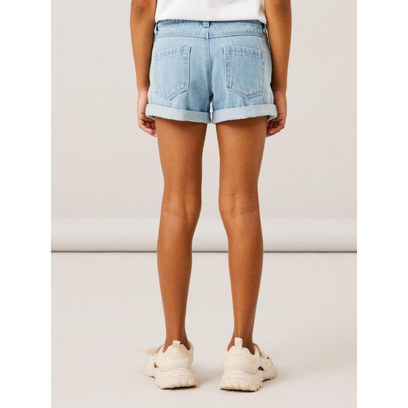NAME IT Kids Bella Denim Shorts - Light Blue Denim