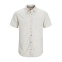JACK & JONES Plus Abel Kortærmet Skjorte - Cloud Dancer