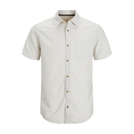 JACK & JONES Plus Abel Kortærmet Skjorte - Cloud Dancer