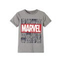 NAME IT Nkmmackin Marvel Kortærmet Top Mar - Grey Melange