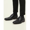 JACK & JONES Raymond Læder Sko - Anthracite