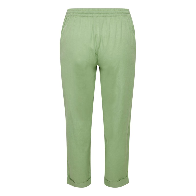 FRANSA Plus Maddie Hør Bukser - Forest Shade