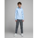 JACK & JONES Junior Slim Fit Skjorte Med Stretch -  Cashmere Blue