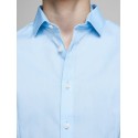 JACK & JONES Junior Slim Fit Skjorte Med Stretch -  Cashmere Blue