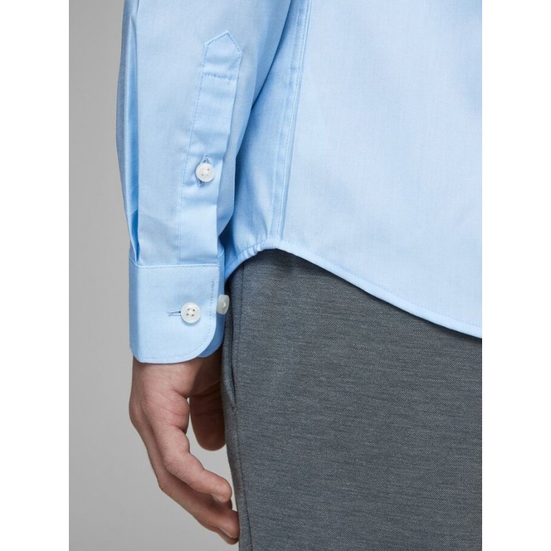 JACK & JONES Junior Slim Fit Skjorte Med Stretch -  Cashmere Blue