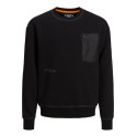 JACK & JONES JUNIOR Jcooff Pocket Sweat Crew Neck Junior - Sort