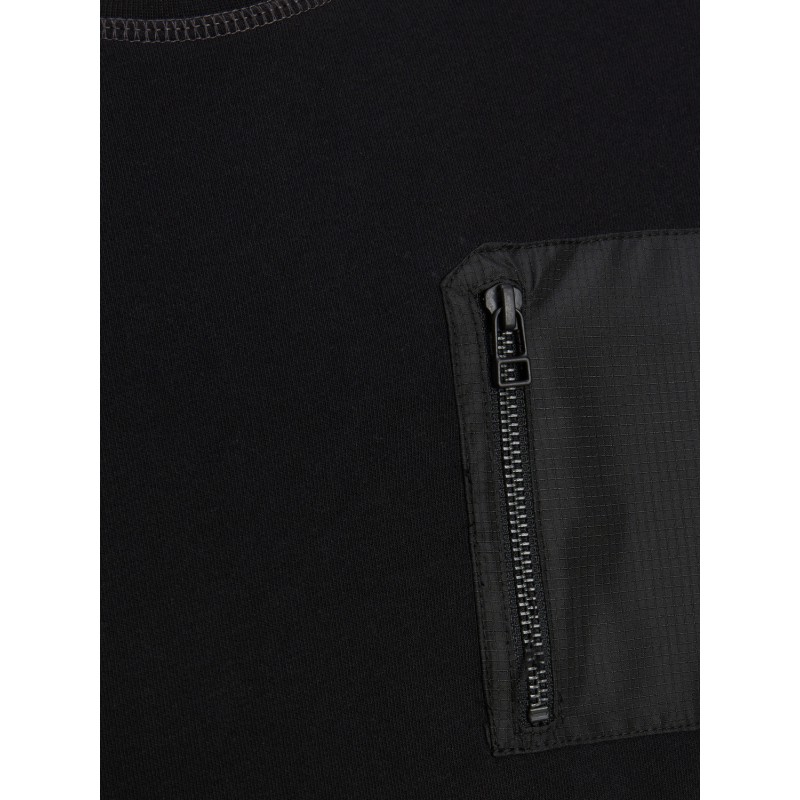 JACK & JONES JUNIOR Jcooff Pocket Sweat Crew Neck Junior - Sort