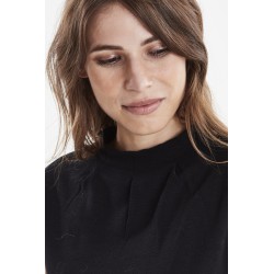 FRANSA Skater Kortærmet Bluse - Sort