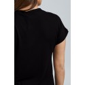 FRANSA Skater Kortærmet Bluse - Sort