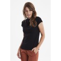 FRANSA Skater Kortærmet Bluse - Sort