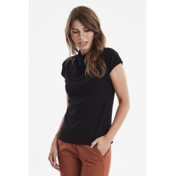 FRANSA Skater Kortærmet Bluse - Sort