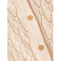 NAME IT Baby Falille Strik Cardigan - Créme De Pêche