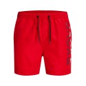 JACK & JONES JR Fiji Badeshorts - Chinese Red