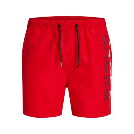 JACK & JONES JR Fiji Badeshorts - Chinese Red
