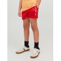 JACK & JONES JR Fiji Badeshorts - Chinese Red