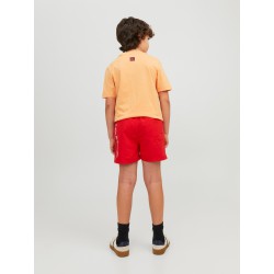 JACK & JONES JR Fiji Badeshorts - Chinese Red