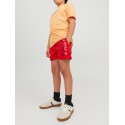 JACK & JONES JR Fiji Badeshorts - Chinese Red
