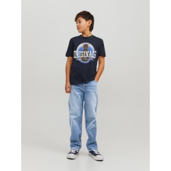 JACK & JONES Junior Chris Relaxed Jeans - Blue Denim